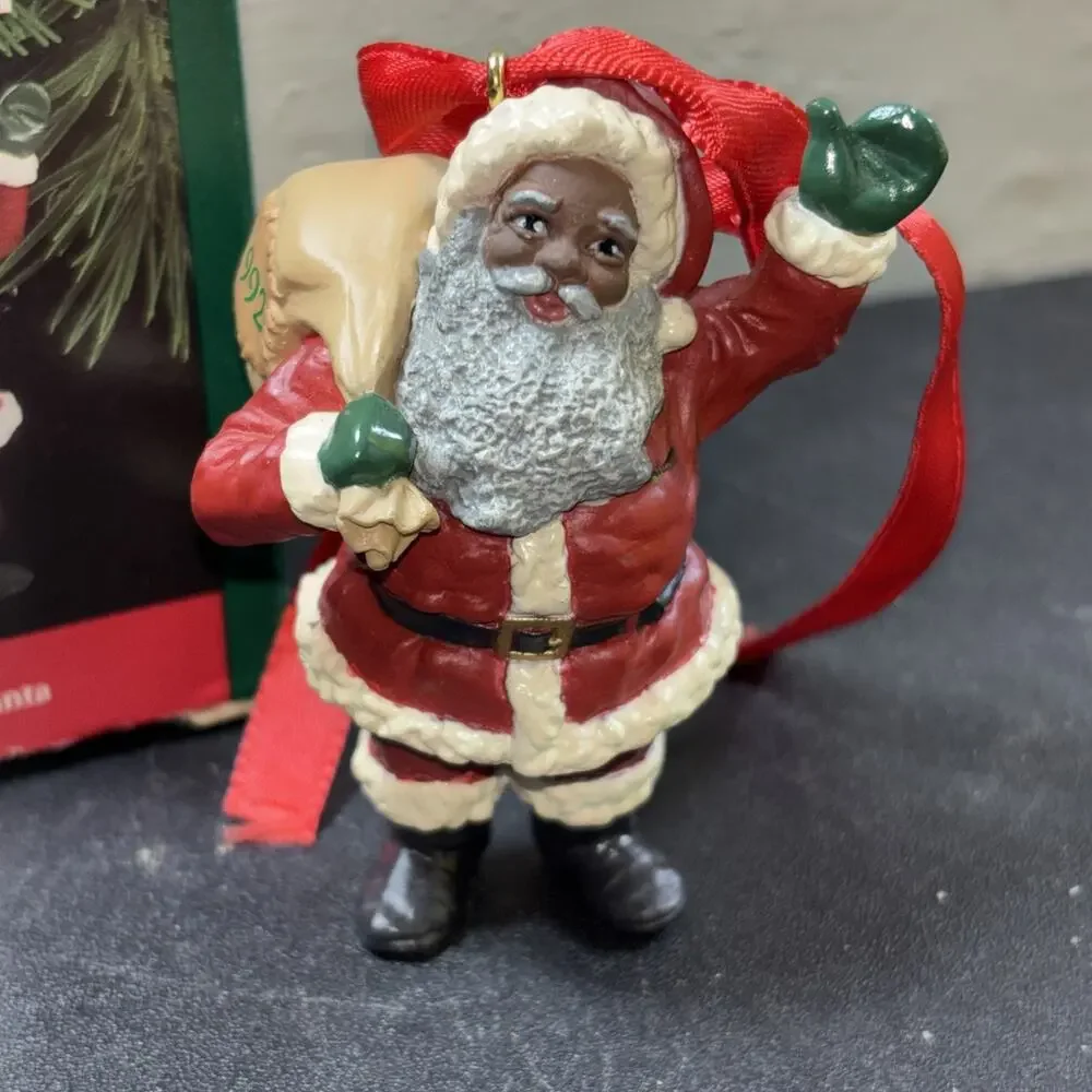 Vtg Hallmark Keepsake Ornament: Cheerful Claus Vintage 1992